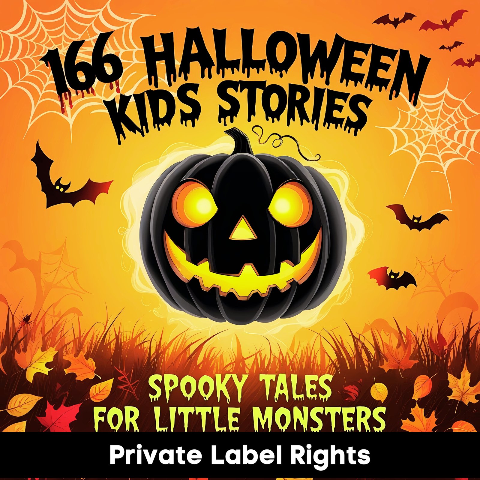 166 Halloween Kids Stories - PLR Bundle